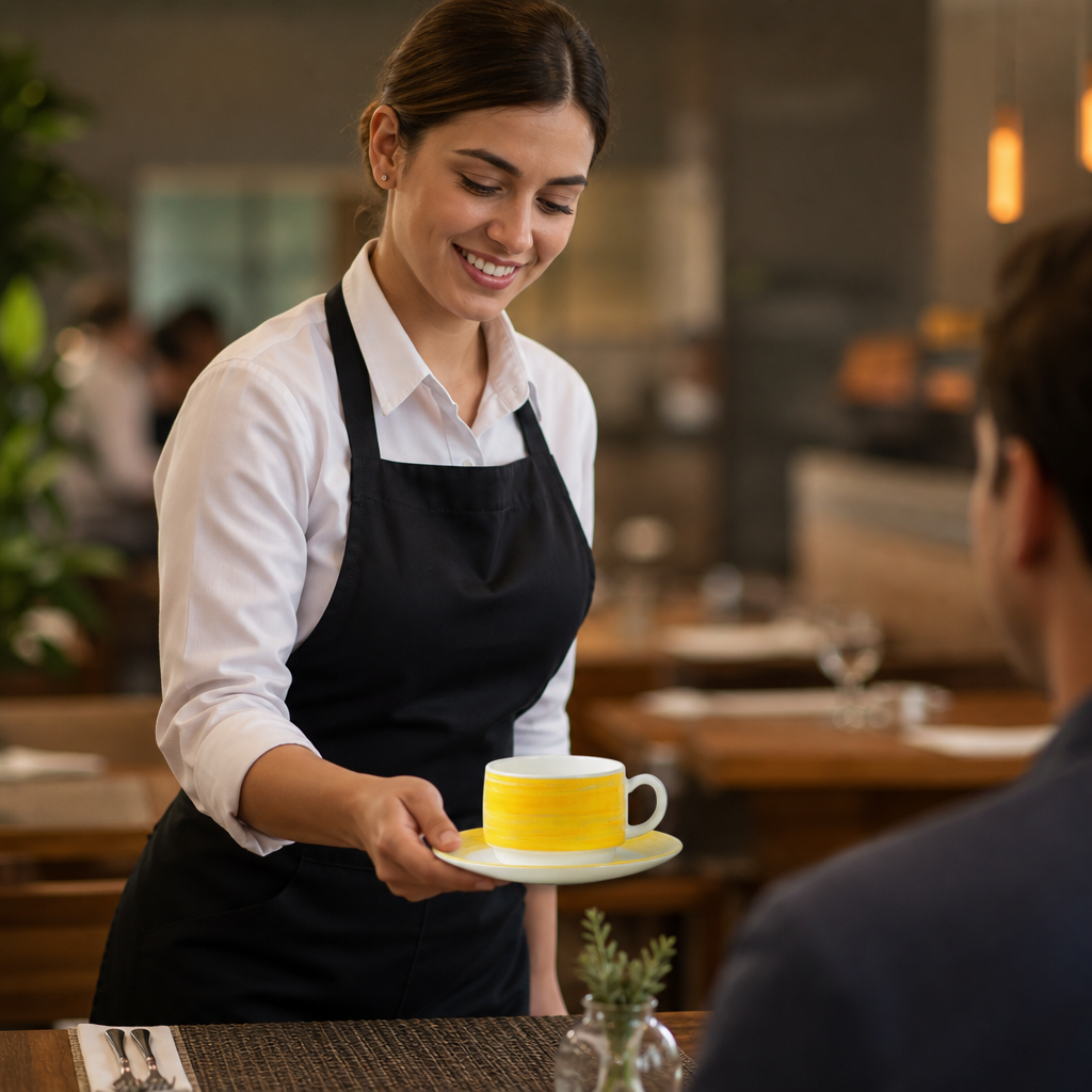 Saucers 140mm Glass for Foodservice Operations (Pack of 48)