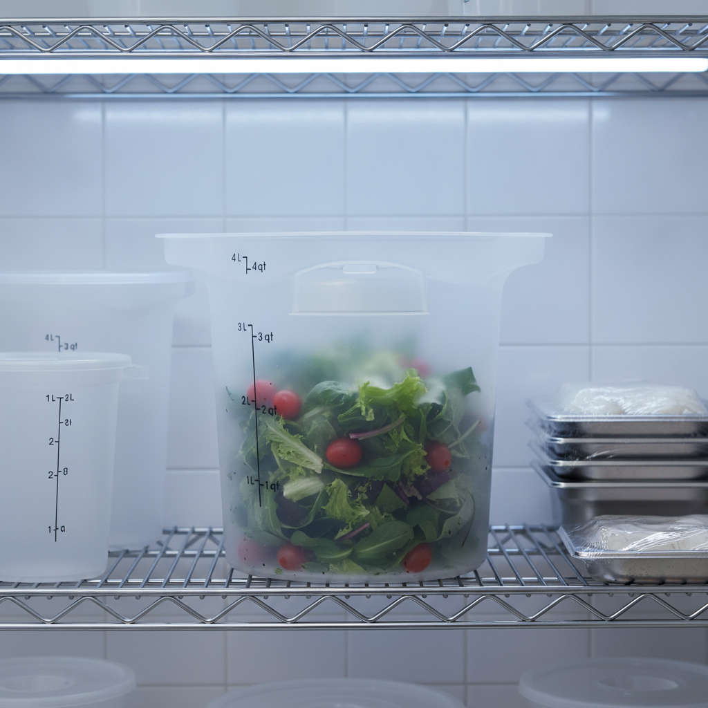 Polypropylene CamRound Container 3.8L for Efficient Food Storage