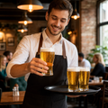 Toughened Glass Tulip Beer Glass 280ml for Hospitality (Pack of 48)