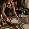 Vitrified Coupe Plates 288mm China for Rustic Table Settings (Pack of 12)
