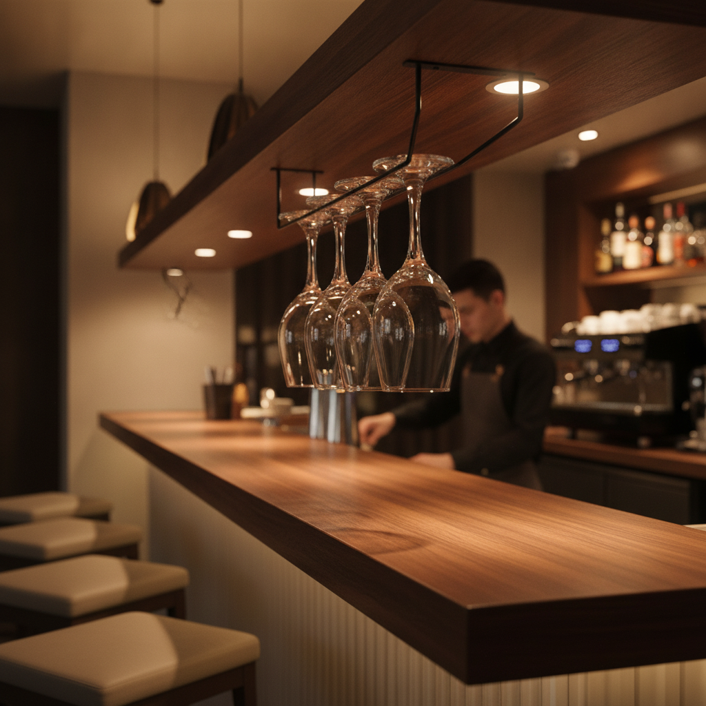 Wire Wine Glass Rack 406mm for Bars & Restaurants