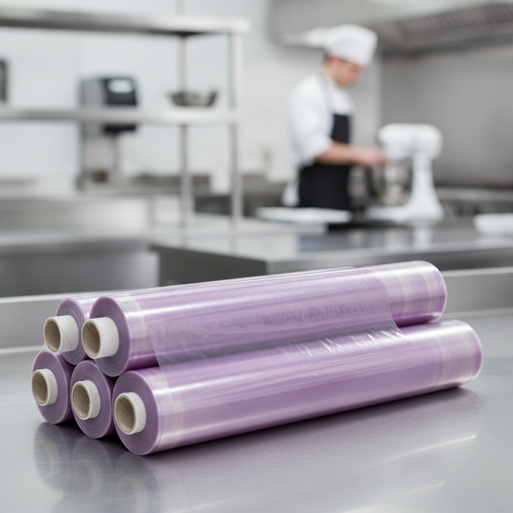High-Quality Pre-Perforated Cling Film 450mm for Catering Use (Pack of 3)
