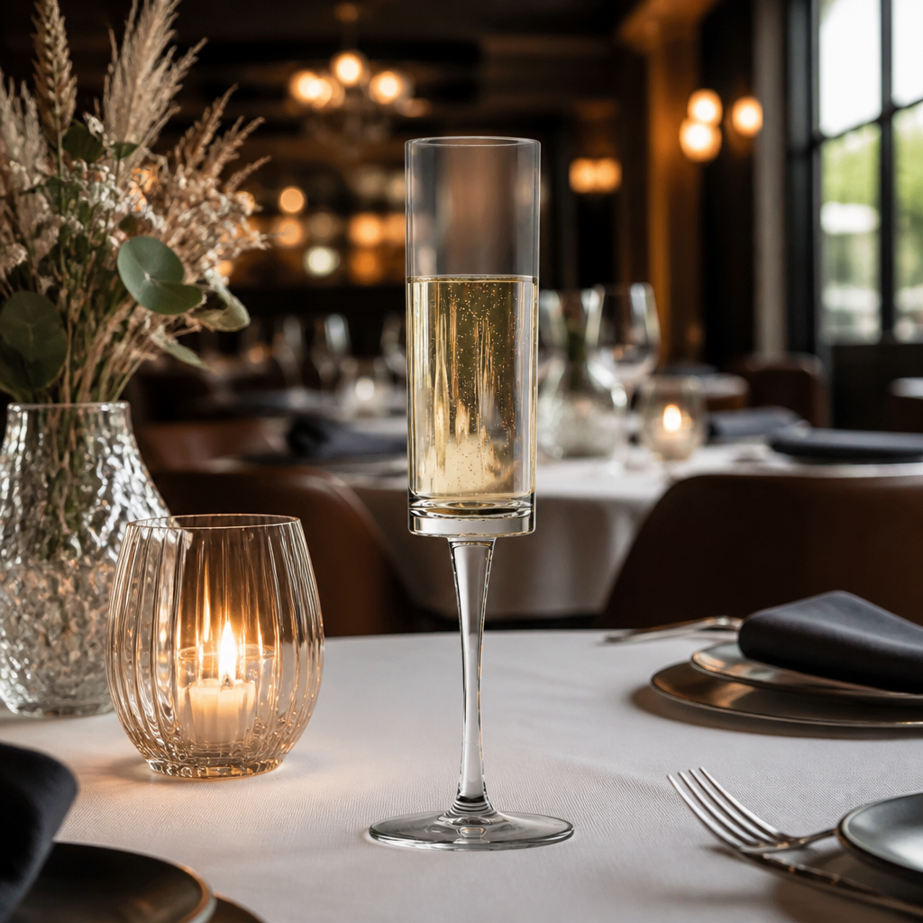 Polycarbonate Champagne Glasses 165ml for Bars & Restaurants (Pack of 6)