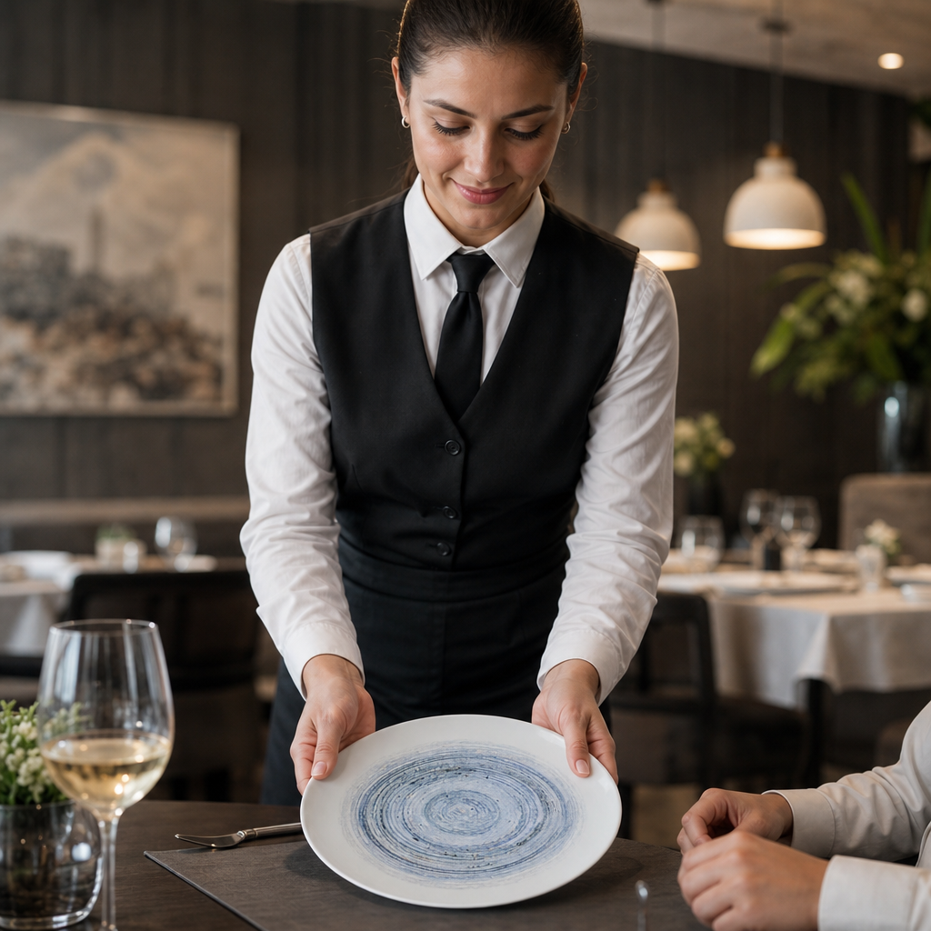 Coupe Plates 285mm Vitrified Ceramic for Restaurants (Pack of 12)