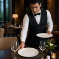 Coupe Plates 230mm Porcelain for Casual Dining (Pack of 12)