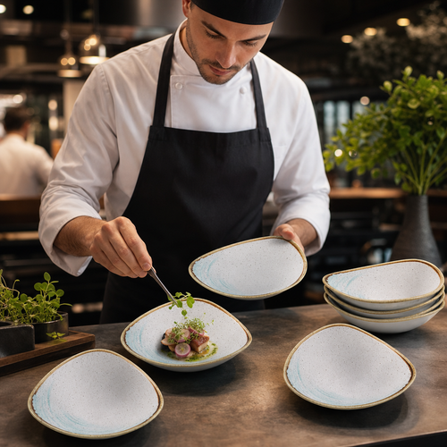 Bowls Vitrified Ceramic for Dining (Pack of 12)