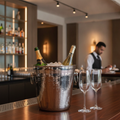 Stainless Steel Wine and Champagne Bucket 215mm for Entertaining