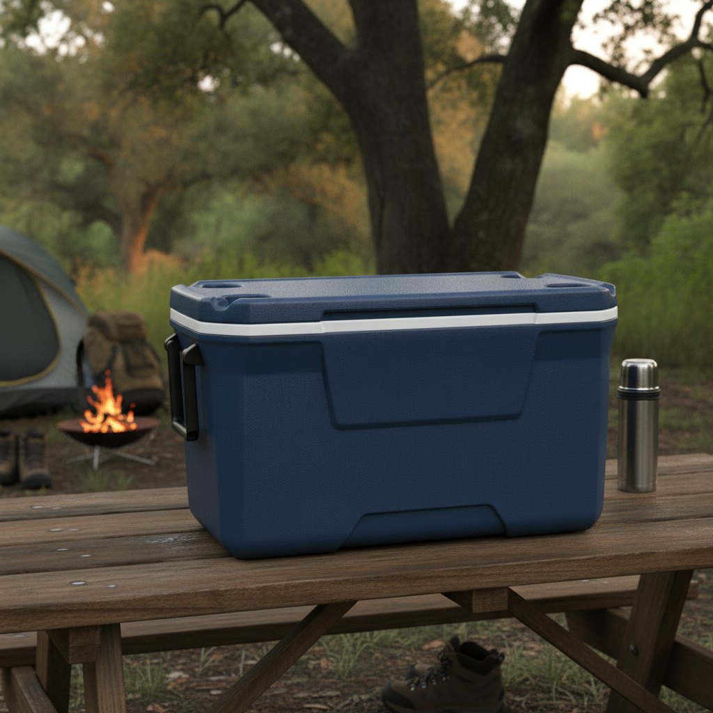 Polyurethane Food and Drinks Cooler 66L for Camping Trips