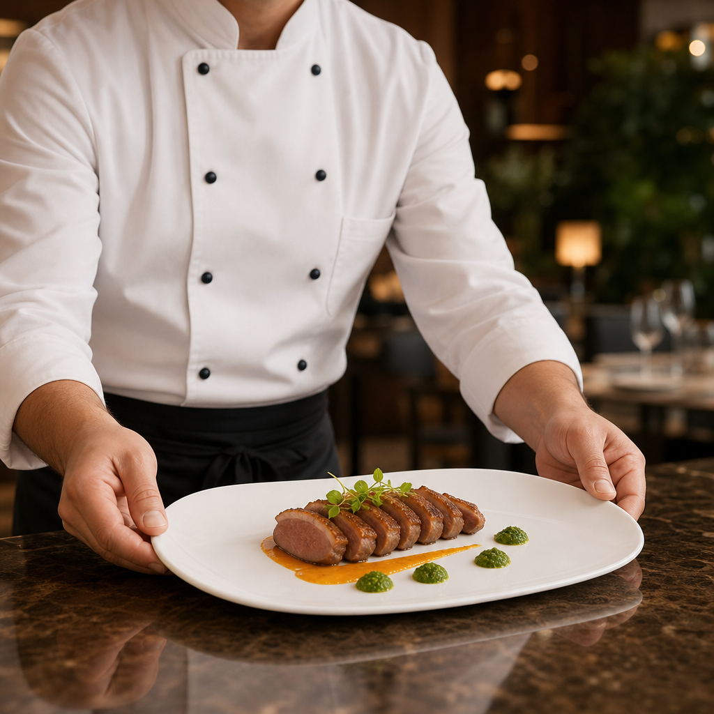 Platter 350x185mm White Vitrified Ceramic for Elegant Presentations (Pack of 12)