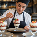Clear Glass Dessert Bowls 350ml for Creative Plating (Pack of 24)