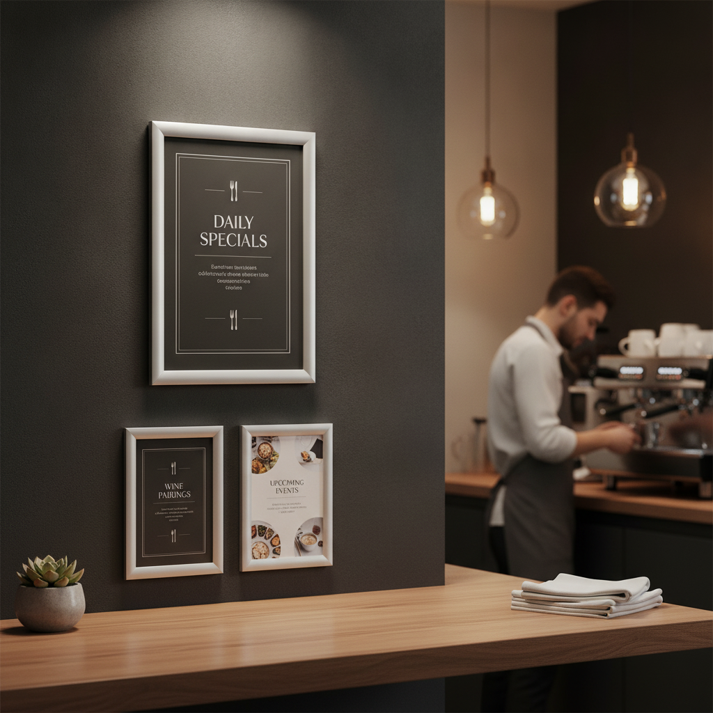 Aluminium Snap Display Frame A3 for Clubs & Bars