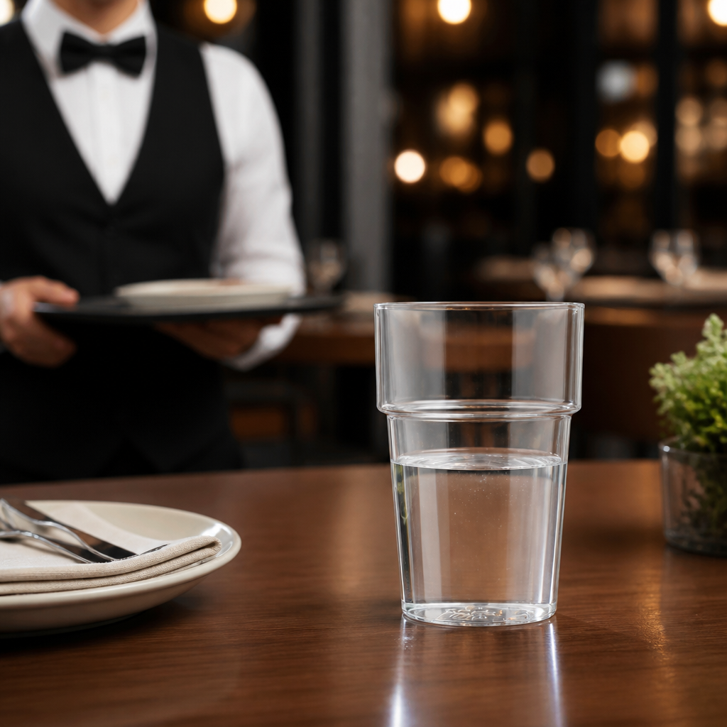 Clear Polystyrene Tumblers 285ml for Parties & Events (Pack of 100)