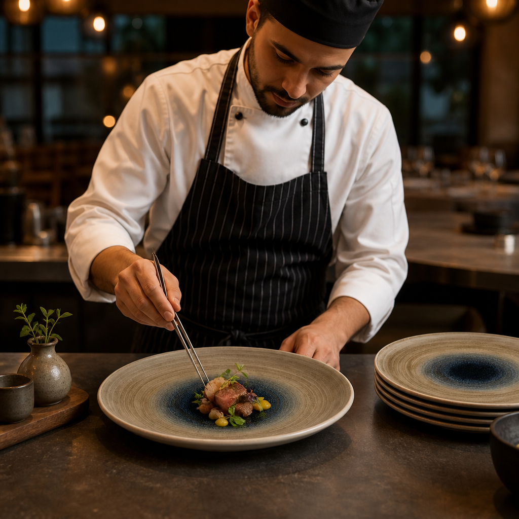 Coupe Plates 288mm Porcelain for Rustic Dining (Pack of 12)