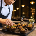 Ripple Snack Bowls 170ml Porcelain for Event Dining (Pack of 12)