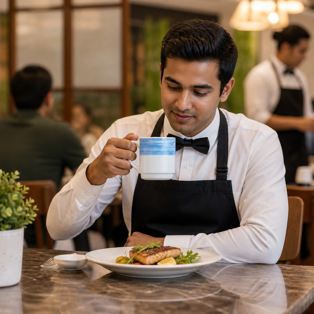 Mugs 250ml Glass for Foodservice (Pack of 6)