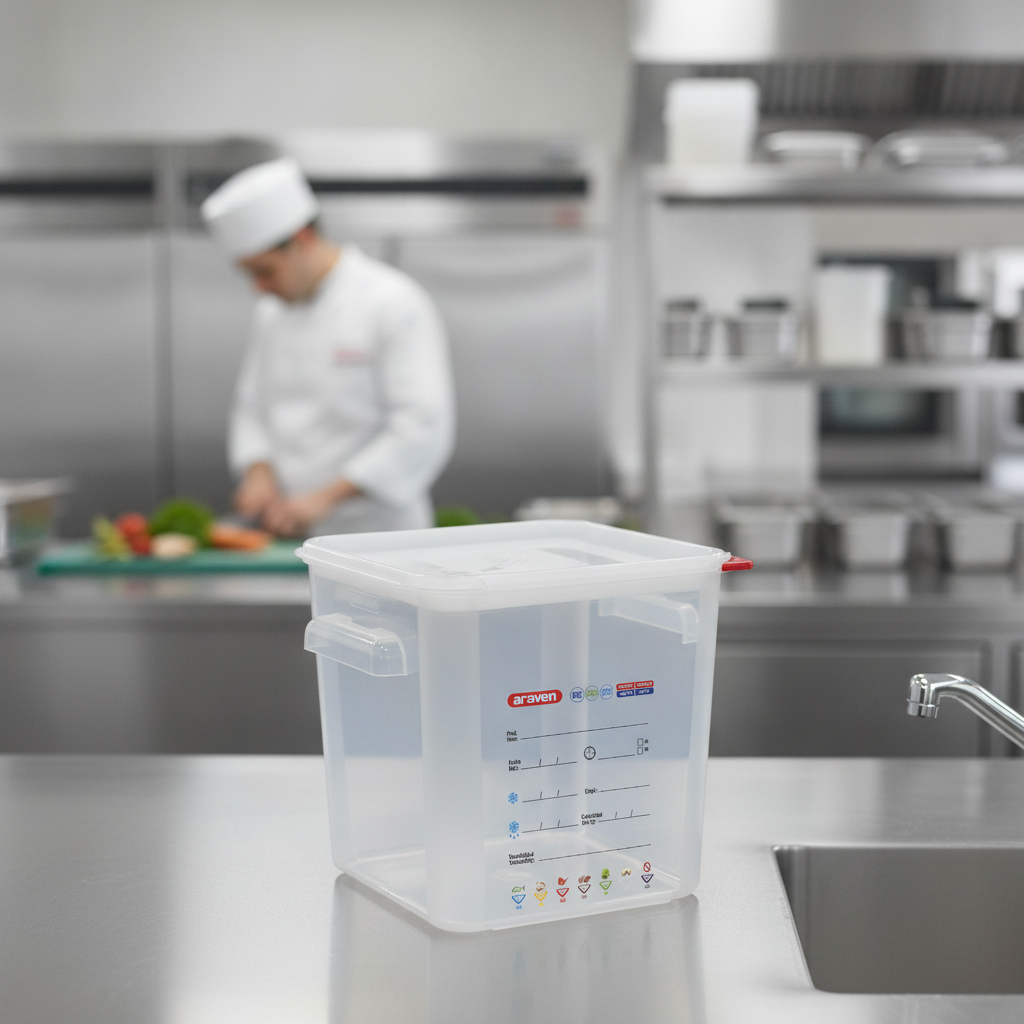 Polypropylene Square Container 8L for Food Storage