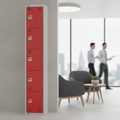 Powder Coated Steel Red Lockers 450mm Deep for Personal Storage