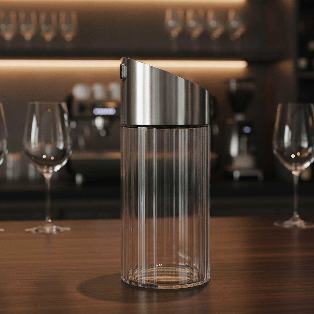 Glass and Stainless Steel All-Purpose Pourer 200ml for Restaurants