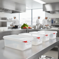 Polypropylene Gastronorm Food Container 4L for Professional Kitchens (Pack of 4)