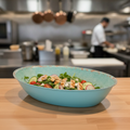 Melamine Blue Bowl 3.8L for Vibrant Food Presentations