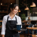 Mug 340ml Blue Porcelain for Cafés & Restaurants (Pack of 12)