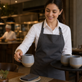 Mugs 354ml Grey Vitrified Ceramic for Restaurants (Pack of 12)