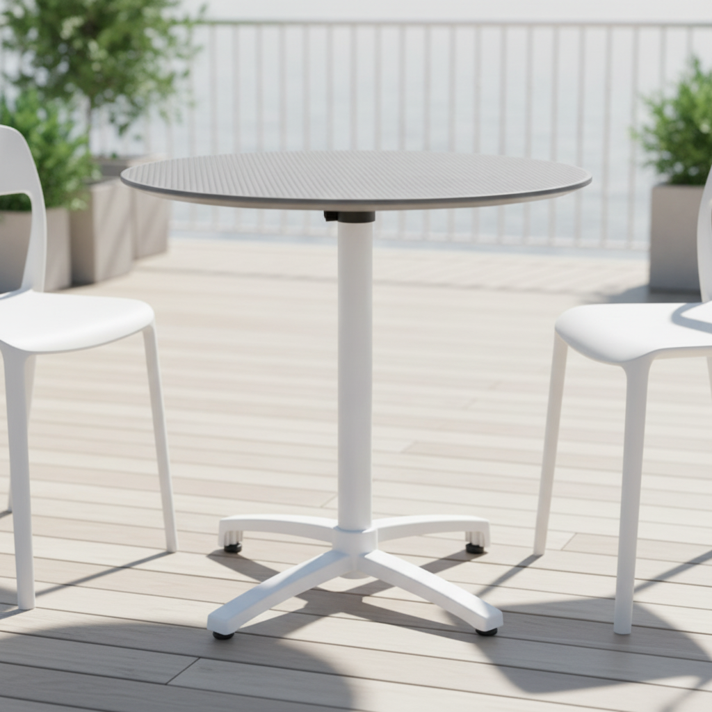 Polypropylene Folding Table 800mm for Indoor & Outdoor Use
