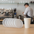 Polystyrene Lids for 12oz Cold Paper Cups for Takeaway Drinks (Pack of 1000)