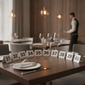 Perspex Table Numbers 31-40 for Restaurants & Events (Pack of 10)