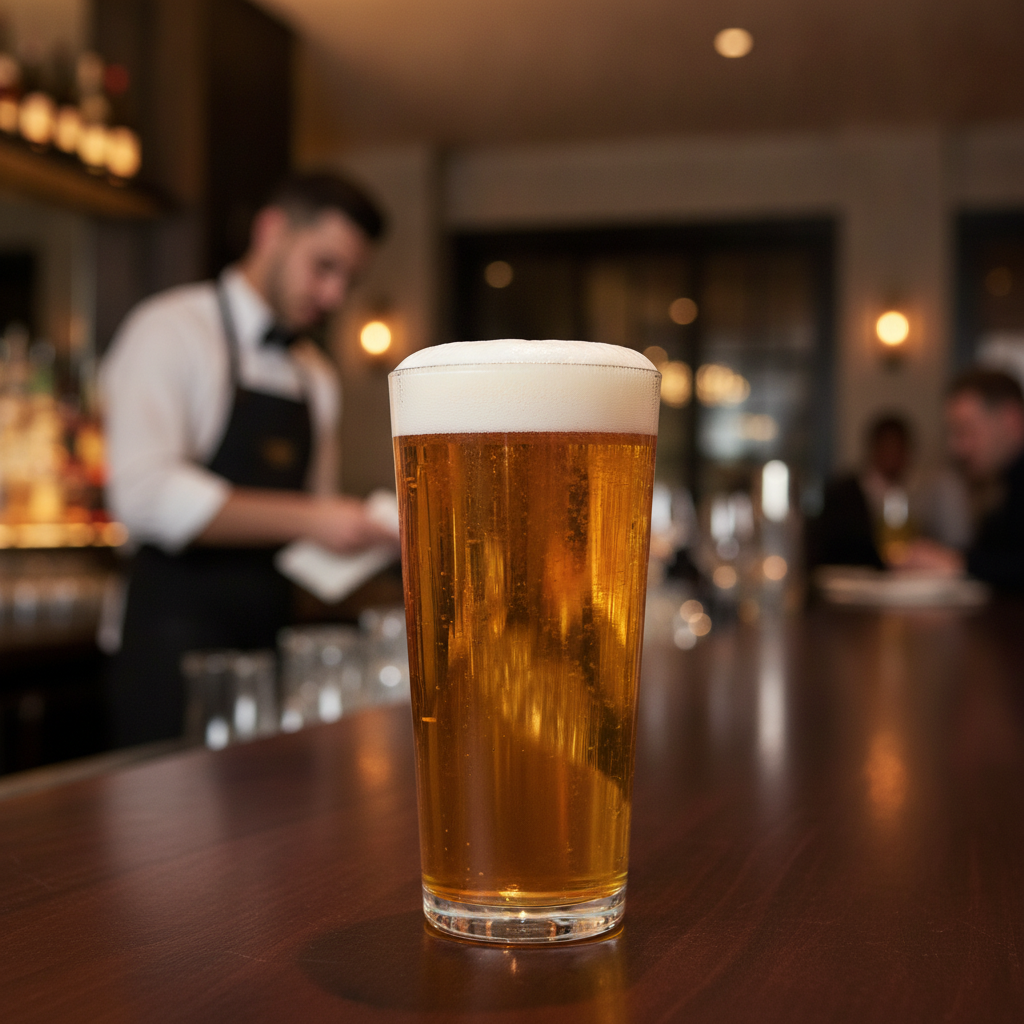 Toughened Glass Pint Glass 570ml for Bars & Pubs (Pack of 24)