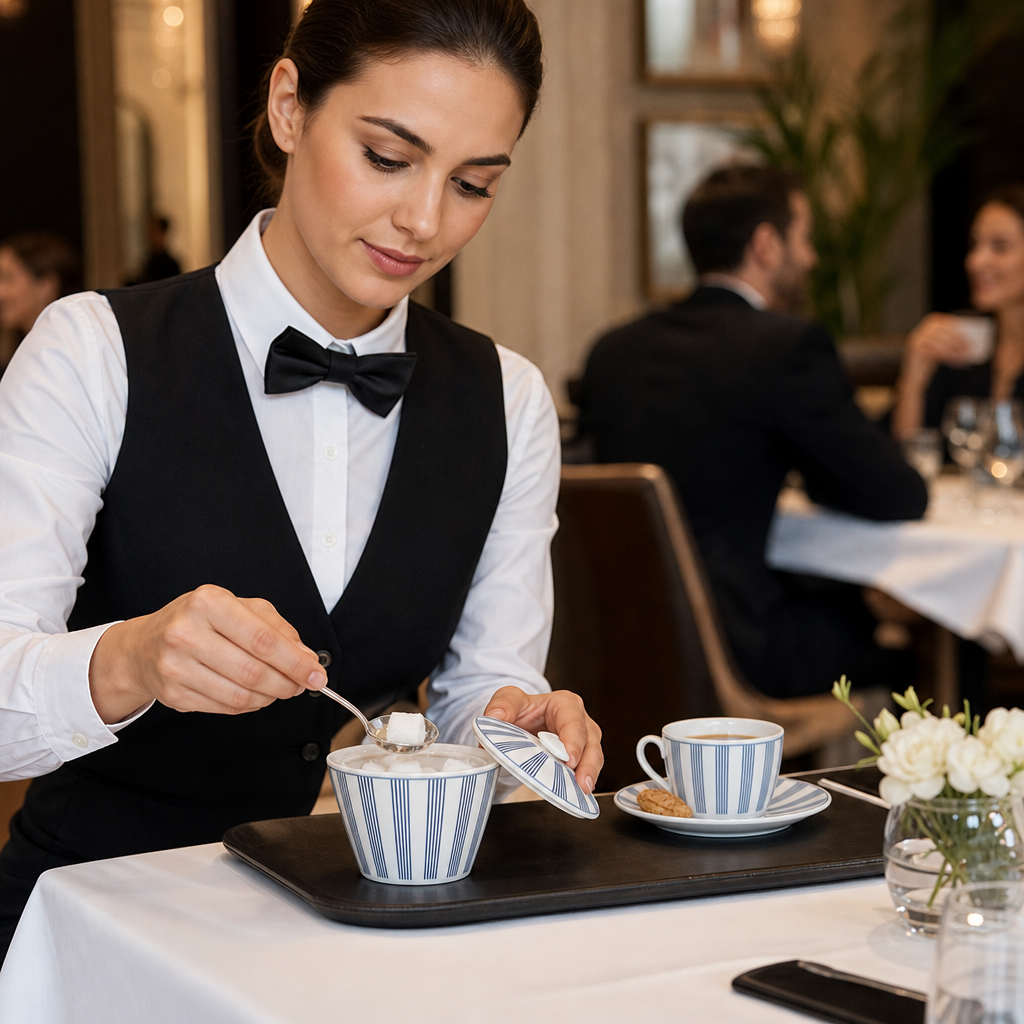 Fine Bone China Snipe Sugar Bowls 85mm for Hospitality (Pack of 12)