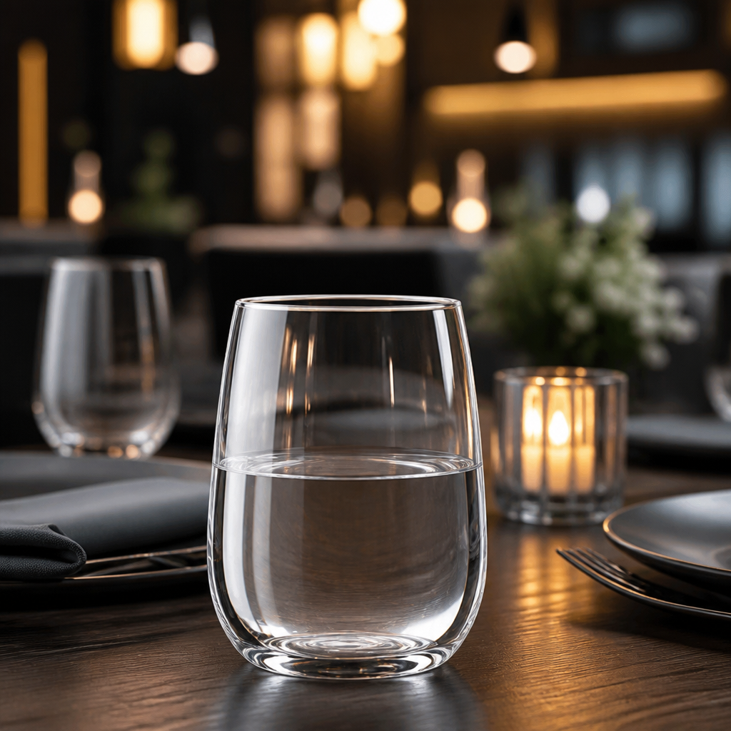 Handmade Glass Water Tumblers 400ml for Bars & Restaurants (Pack of 24)