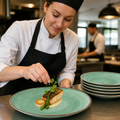 Alumina Stack Plates 285mm Aqua Vitrified Ceramic for Hospitality (Pack of 6)
