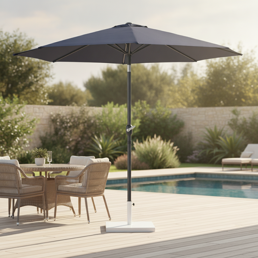Aluminium Round Parasol 3m for Outdoor Spaces