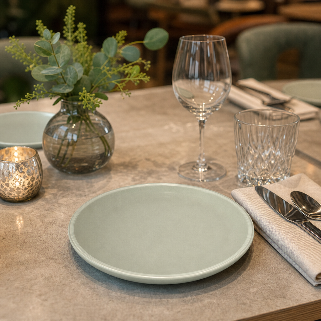 Plates 175mm Stoneware for Elegant Dining (Pack of 6)