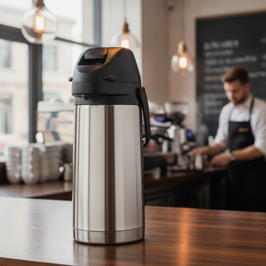 Stainless Steel Lever Action Airpot 1.9L for Catering & Hospitality