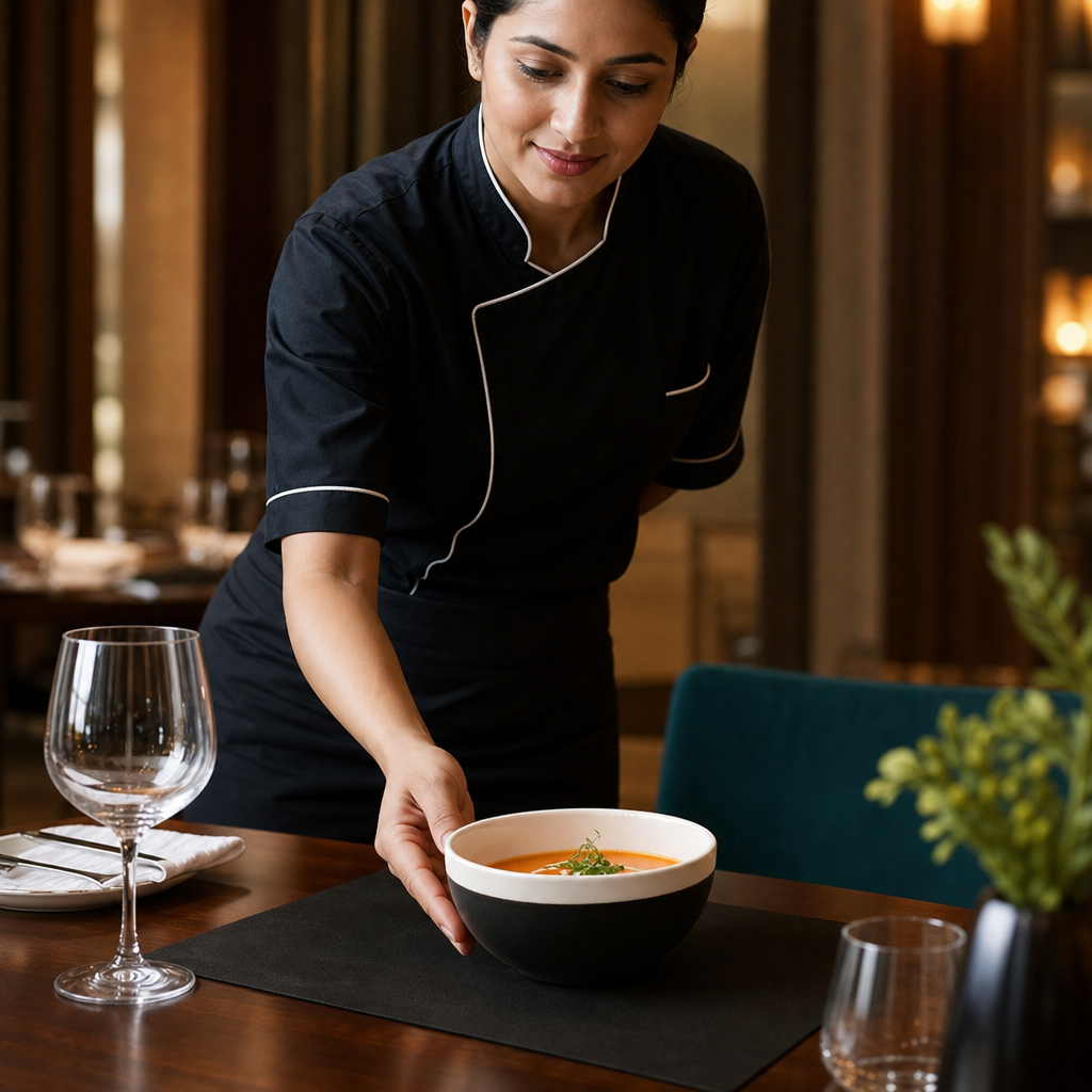 Soup Bowl Onyx 455ml Black Porcelain for Dining (Pack of 12)