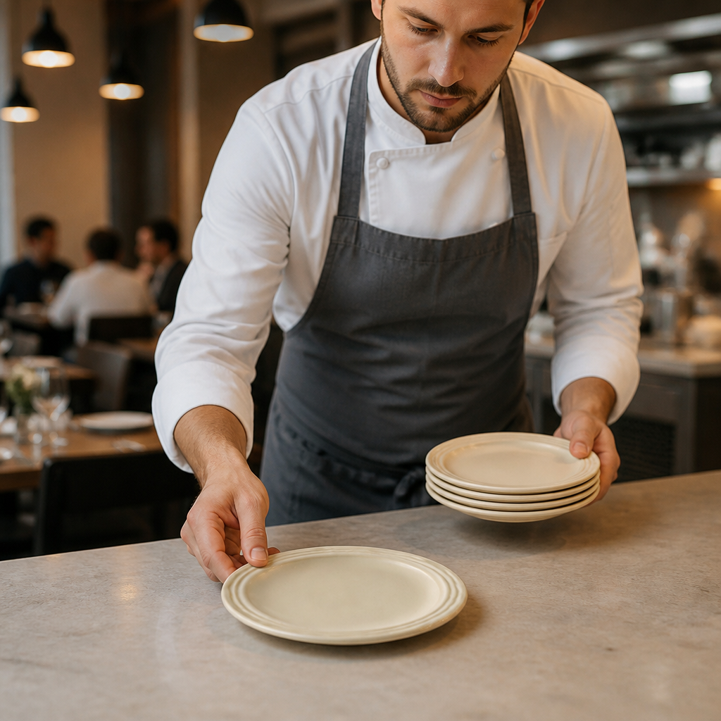 Norse Linen Plate 152mm China for Professional Use (Pack of 12)