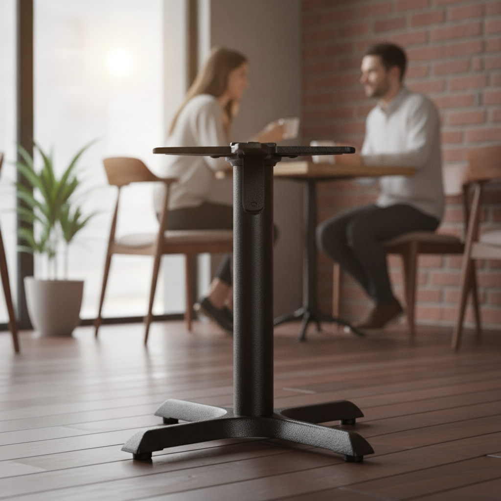 Cast Iron Coffee Table Base 480mm for Cafés & Bistros