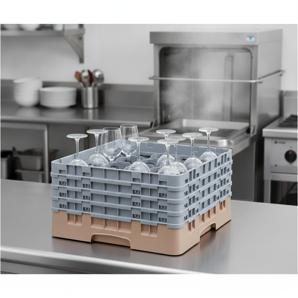 Polypropylene Glasswasher Rack for Efficient Cleaning (Pack of 1)