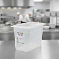 Polypropylene Food Storage Container 1/3 GN 200mm for Professional Kitchens