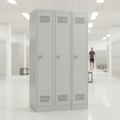 Epoxy Polyester Powder Coated Steel Lockers 300mm Deep for Schools & Sports Centres