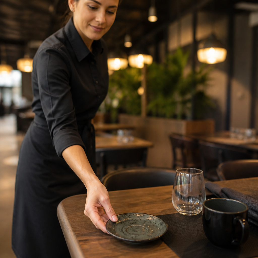 Saucers 152mm Smoke Grey China for Restaurants & Cafés (Pack of 12)