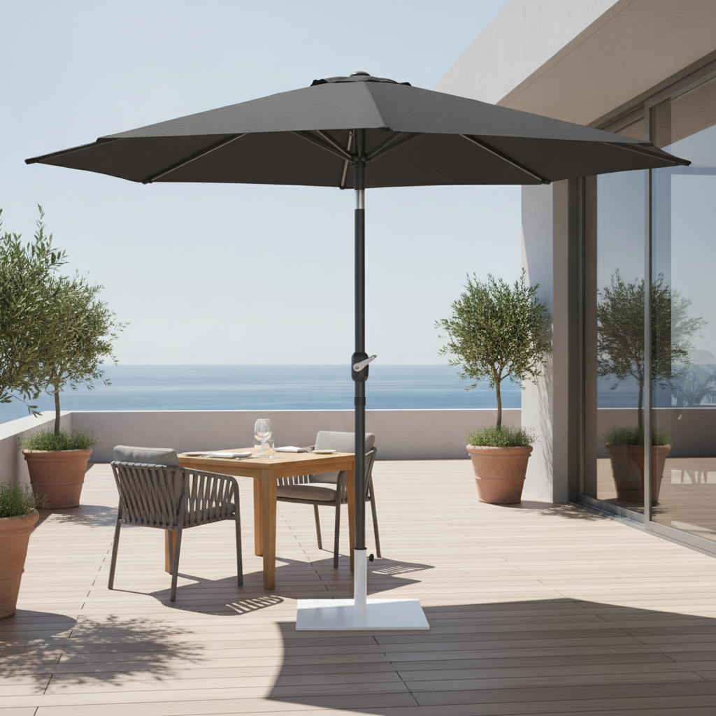Aluminium Round Parasol 3m for Outdoor Shade