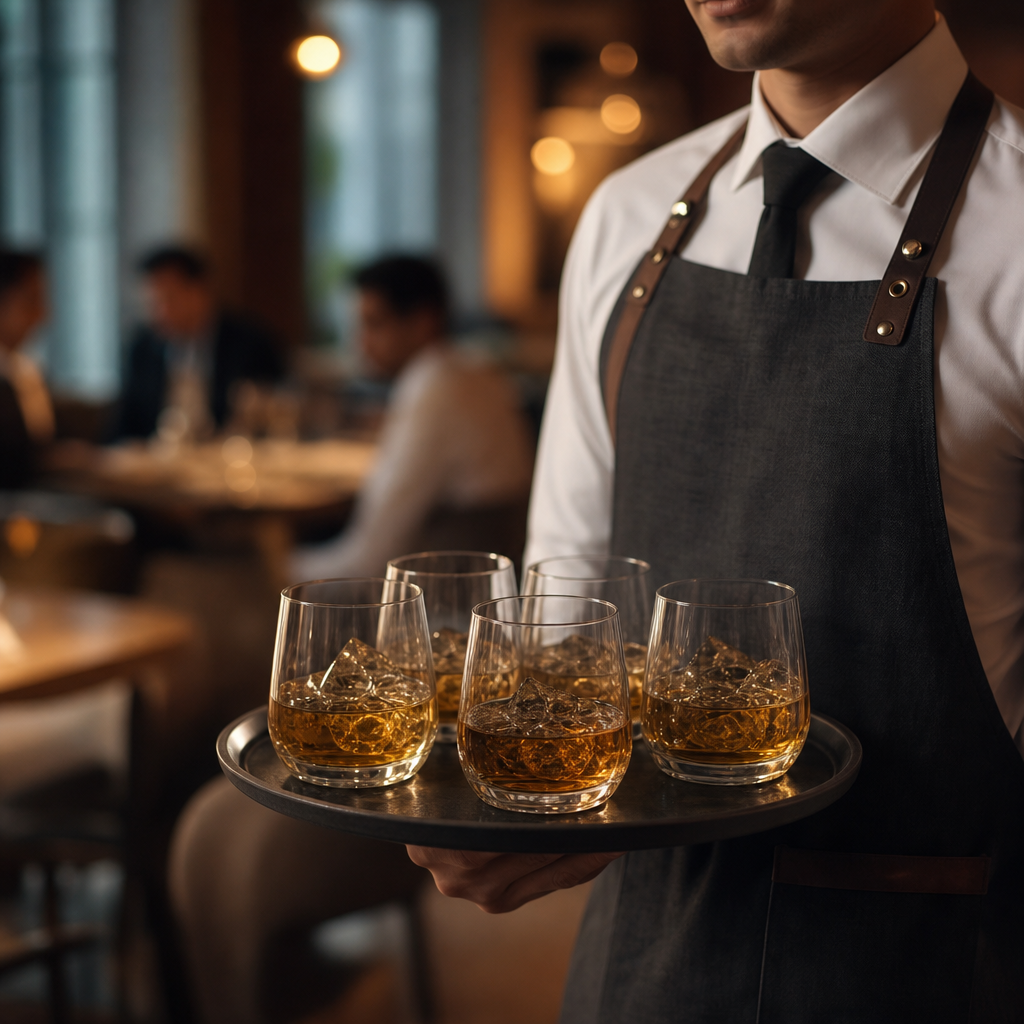 Polycarbonate Whisky Tumblers 375ml for Indoor & Outdoor Use (Pack of 6)