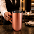 Stainless Steel Copper-Plated Tall Mug 450ml for Bars & Pubs