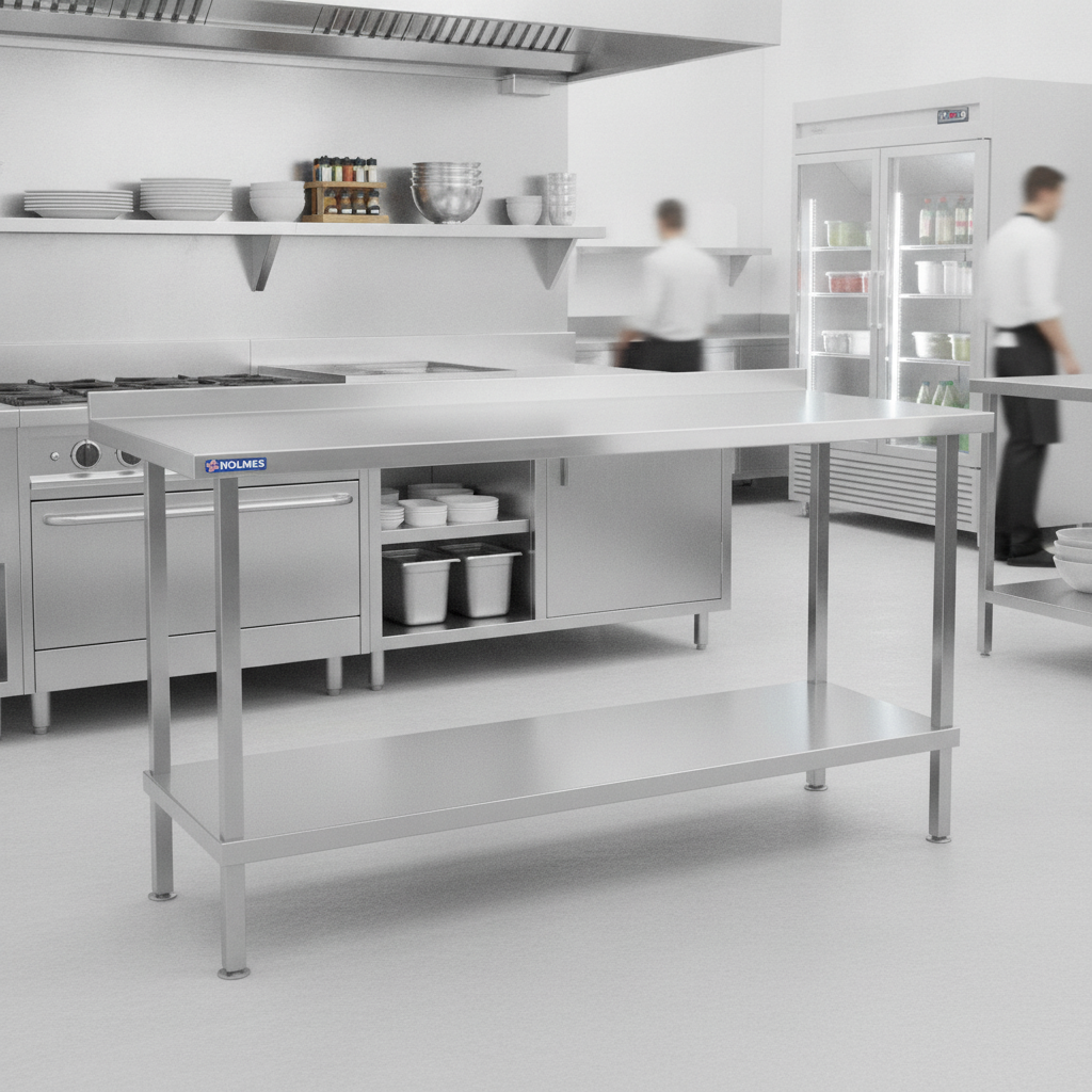 Stainless Steel Wall Table 650mm for Commercial Kitchens