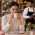 Cups 230ml Porcelain for Stylish Table Settings (Pack of 6)