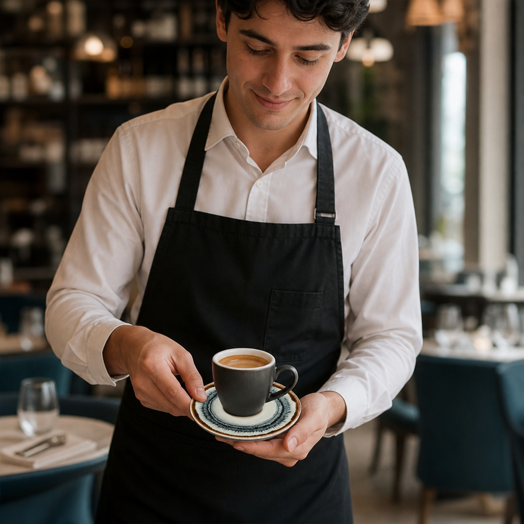 Vitrified Espresso Saucers 118mm China for Cafés & Restaurants (Pack of 12)