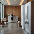 Plastic Water Cooler Cup Dispenser 120ml for Lobbies & Waiting Rooms